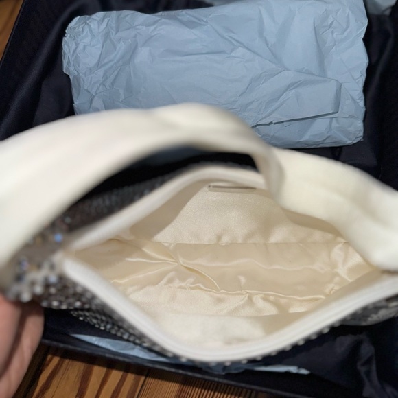 Prada Crystal Bag Re Edition 2000 White Satin - Picture 5 of 10